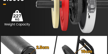  COSTWAY Olympic Hex Bar, 56” Steel Deadlift Trap Bar