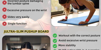 Transform Your Fitness Journey with the 24-in-1 Push Up Board - Automatic Count, Portable Exercise Equipment for Home Workouts!