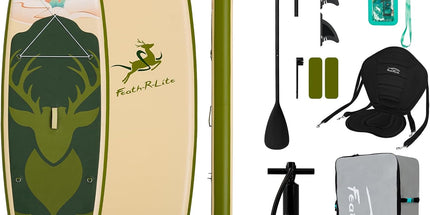 FEATH-R-LITE 10' & 11' Inflatable Stand Up Paddle Board – Ultra-Light SUP Package