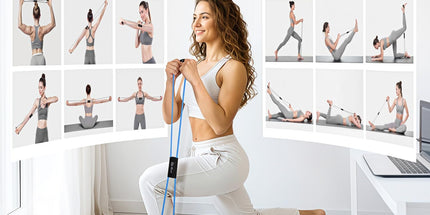 HPYGN Figure 8 Resistance Bands with Handles.