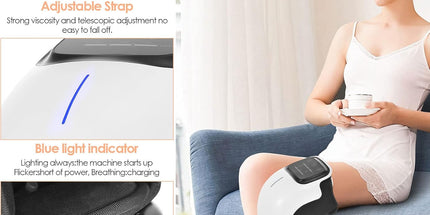 Knee Massager with Heat, Vibration & Red Light Therapy