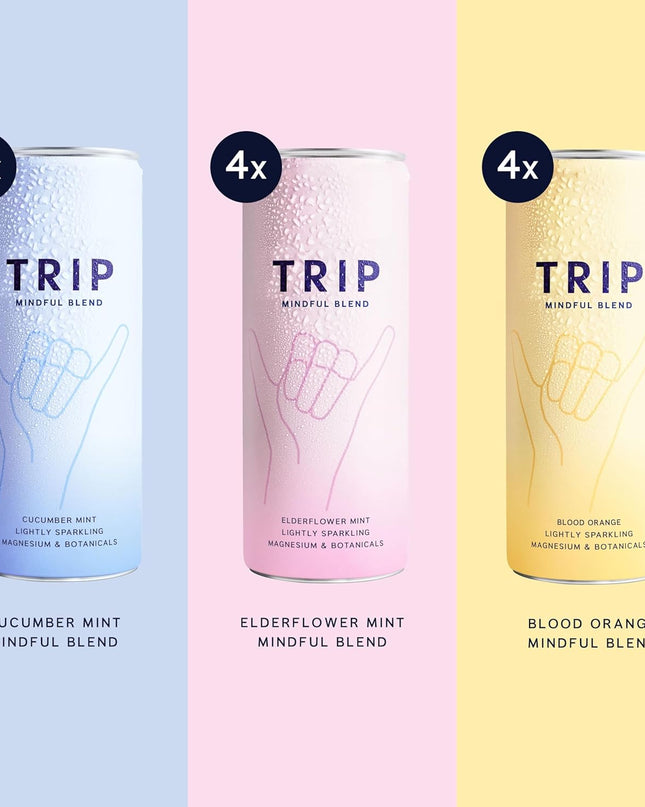 TRIP Mindful Blends – Mixed Pack Sparkling Drink (12x250ml)