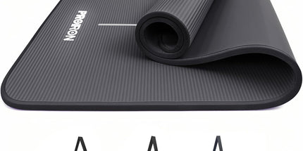 PROIRON Thick Yoga Mat – 10/15MM NBR Foam Exercise & Fitness Mat