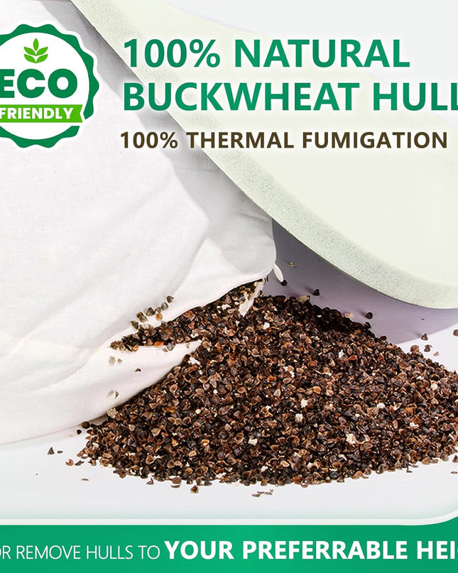 Hihealer Large Meditation Cushion with Extra Velvet Cover – Traditional Tibetan Zafu Pillow