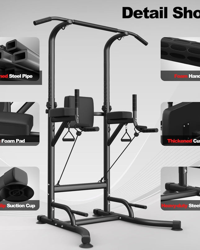Dskeuzeew Power Tower – Multi-Function Home Gym Equipment