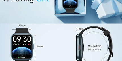 Smart Watch with Alexa and Fitness Tracking – 1.8" Touch Screen