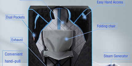 Sauna,Portable Sauna Tent with 1000 Watt Steam Generator