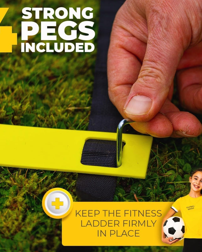 Football Master 6 Metre Agility Ladder Training Set