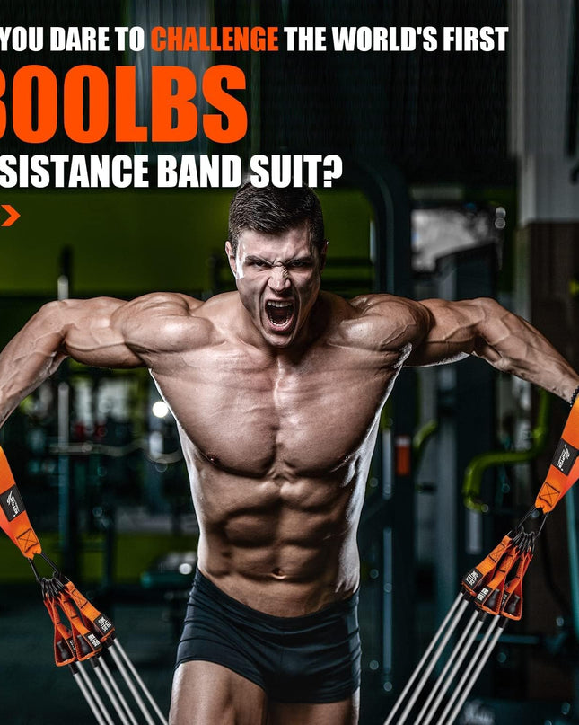 HPYGN Heavy Resistance Bands 300 lbs