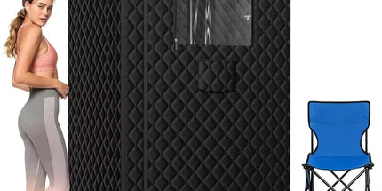 Portable Home Sauna Tent – Infrared & Steam Sauna Box with 9 Heat Levels