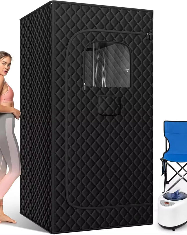 Portable Home Sauna Tent – Infrared & Steam Sauna Box with 9 Heat Levels