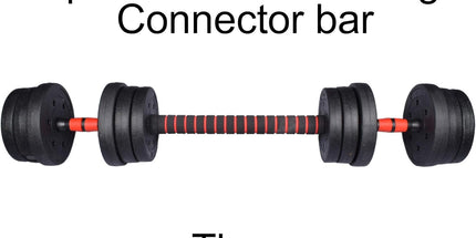 Adjustable Dumbbell Barbell Weight Set 20Kg 30Kg 40Kg – Multifunctional Free Weights for Home Gym, Strength Training, Bodybuilding & Fitness