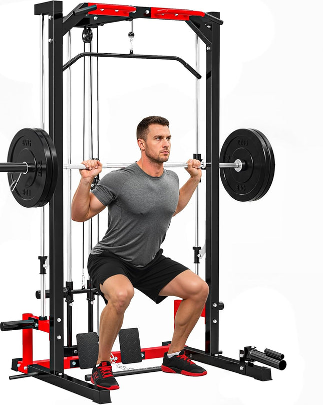 SPORTNOW Heavy-Duty Squat Rack