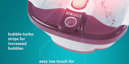 HoMedics Bubblemate Foot Spa & Massager with Keep Warm Function
