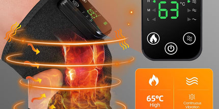 Cordless Heated Knee Massager with Vibration