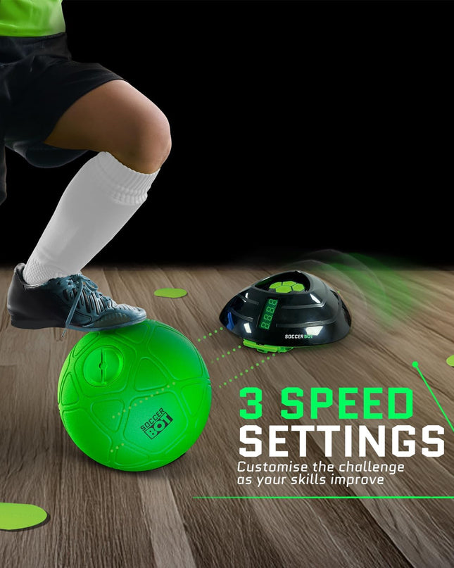 Soccer Bot Indoor Football Trainer – Black