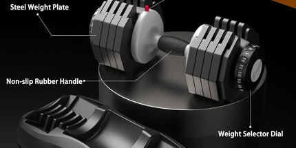 ATIVAFIT 10-in-1 Adjustable Dumbbells