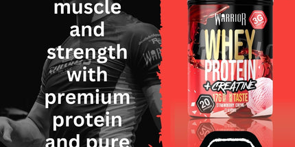  Warrior Whey Protein with Creatine Powder