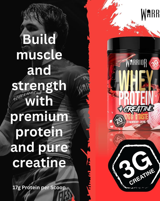  Warrior Whey Protein with Creatine Powder