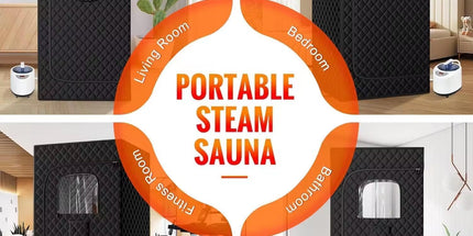 Portable Home Sauna Tent – Infrared & Steam Sauna Box with 9 Heat Levels
