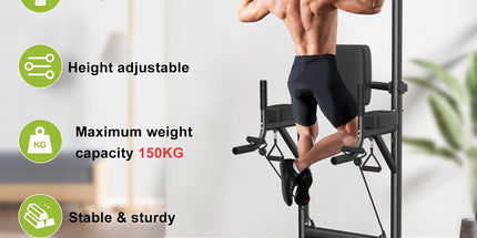 Dskeuzeew Power Tower – Multi-Function Home Gym Equipment