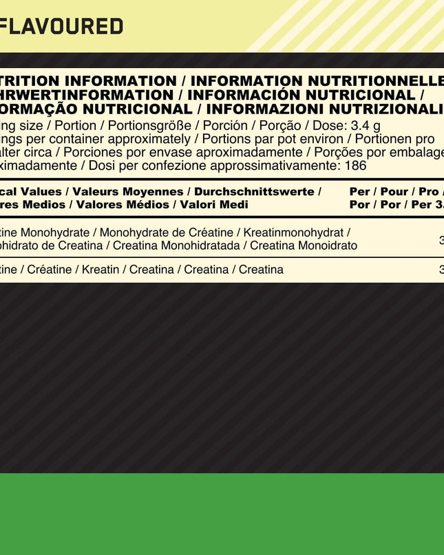 Optimum Nutrition Micronised Creatine Powder