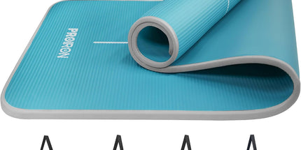 PROIRON Thick Yoga Mat – 10/15MM NBR Foam Exercise & Fitness Mat