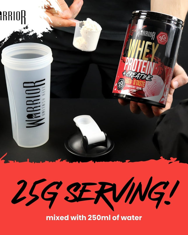  Warrior Whey Protein with Creatine Powder