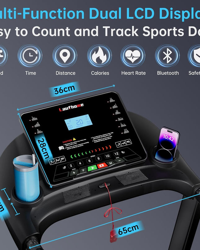 THERUN Foldable Treadmill