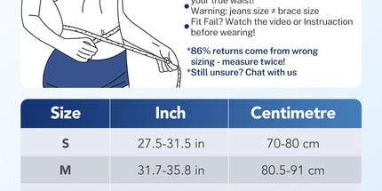 Back Brace for Lower Back Pain – Lumbar Support with Carbon Fiber Stays