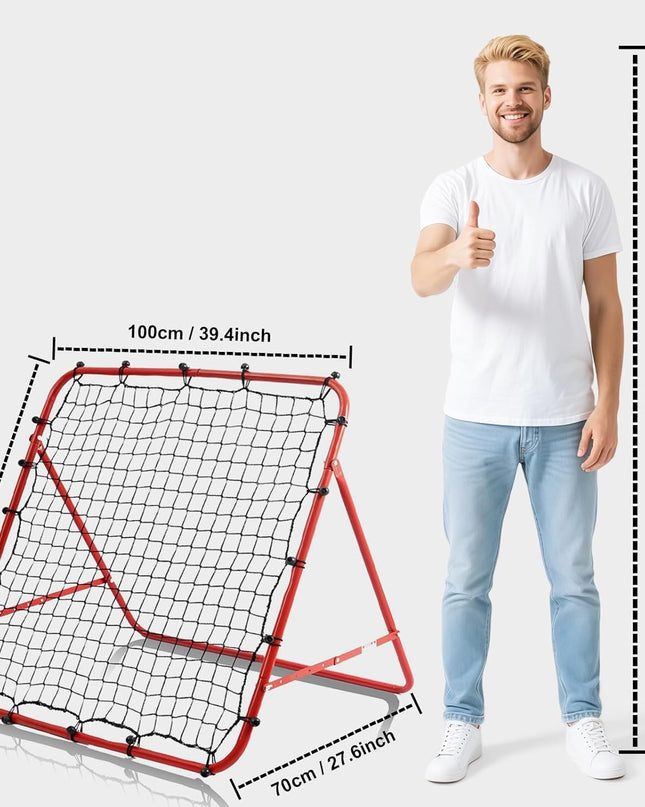 Adjustable Football Rebound Net – 100x100cm