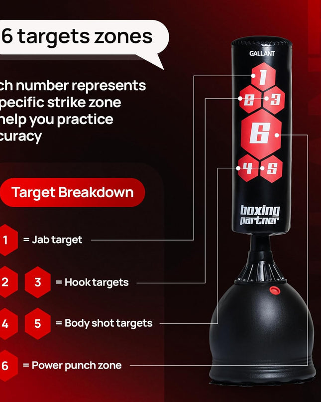 Gallant 5.5ft Free-Standing Punch Bag 