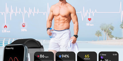 Smart Watch with Alexa and Fitness Tracking – 1.8" Touch Screen