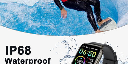 1.69" Touch Screen Fitness Tracker Smartwatch