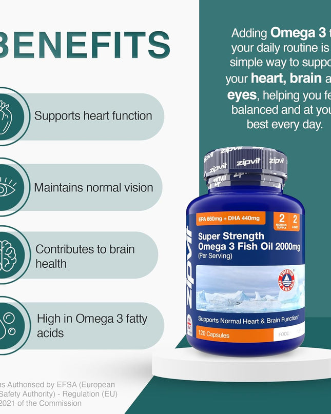  Omega 3 Fish Oil 2000mg