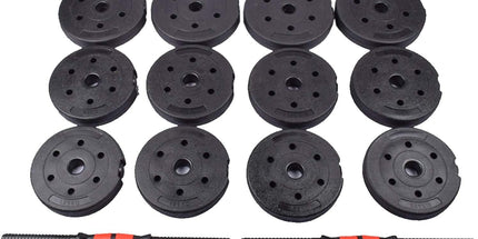 Adjustable Dumbbell Barbell Weight Set 20Kg 30Kg 40Kg – Multifunctional Free Weights for Home Gym, Strength Training, Bodybuilding & Fitness