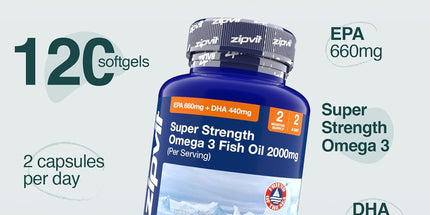  Omega 3 Fish Oil 2000mg