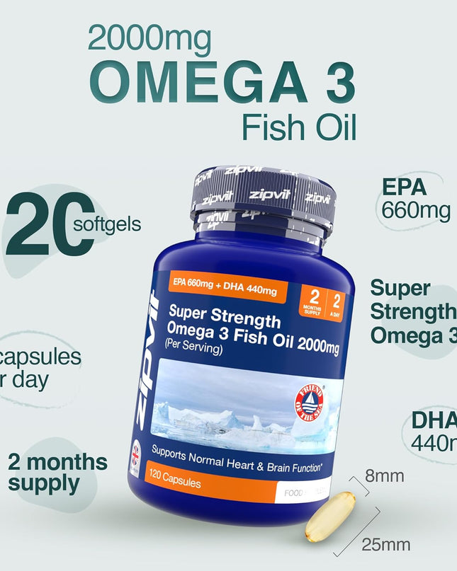  Omega 3 Fish Oil 2000mg