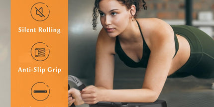 Ab Roller Exercise Wheel with Elbow Support 