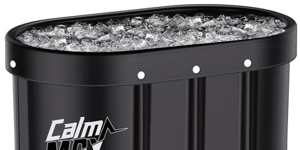 CalmMax Oval Ice Bath Tub with Lid – 492L Portable Cold Plunge (105cm)