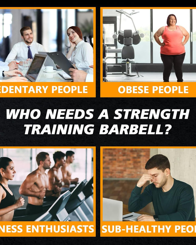 Olympic EZ Curl Barbell Bar 47"