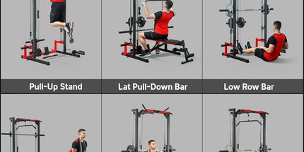 SPORTNOW Heavy-Duty Squat Rack