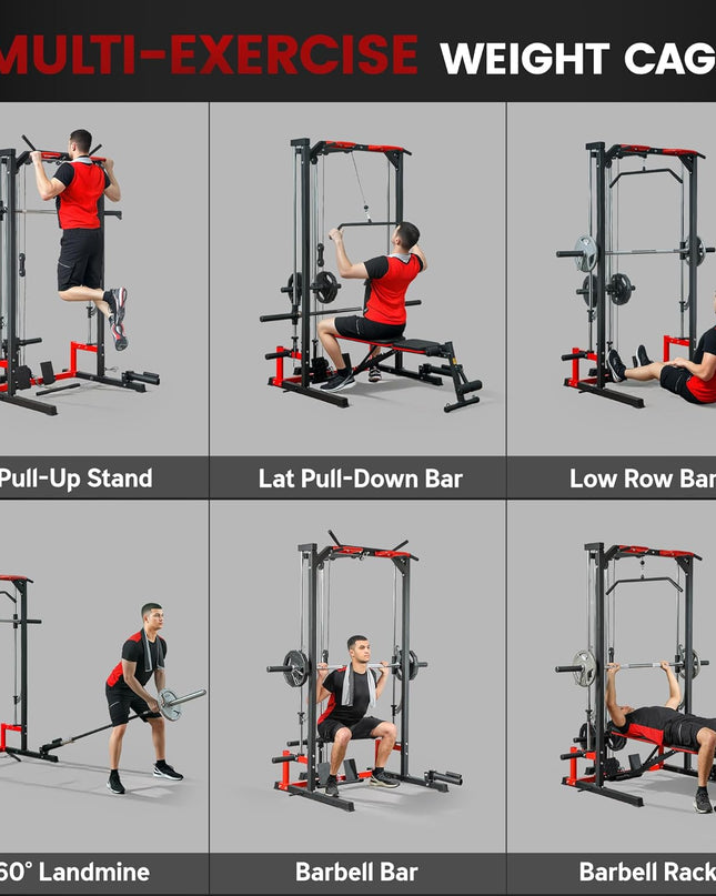 SPORTNOW Heavy-Duty Squat Rack