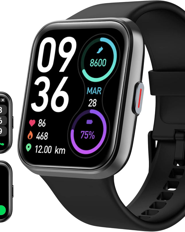 Smart Watch with Alexa and Fitness Tracking – 1.8" Touch Screen