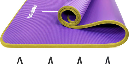 PROIRON Thick Yoga Mat – 10/15MM NBR Foam Exercise & Fitness Mat