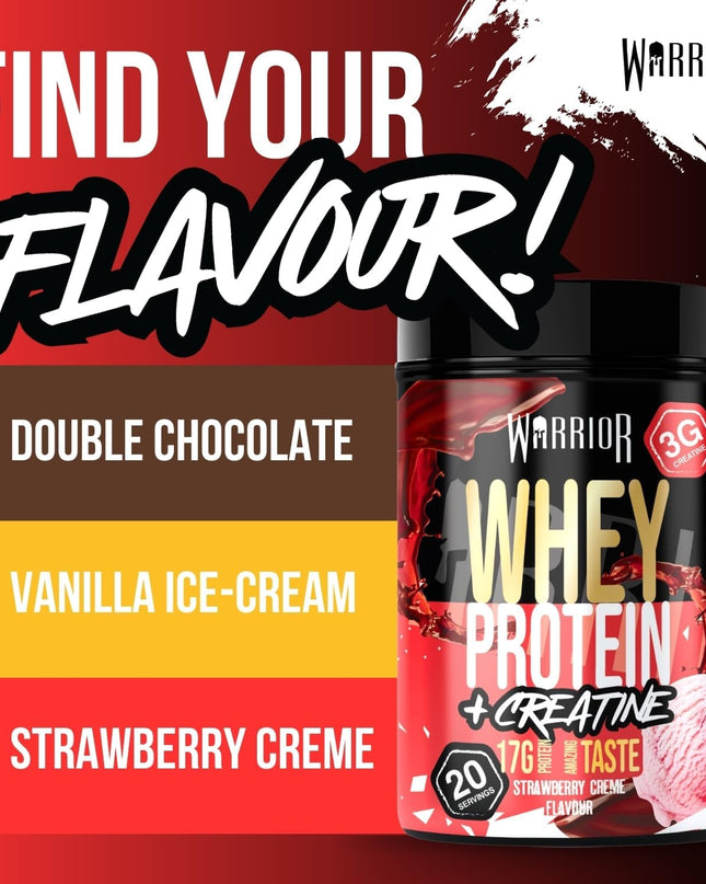  Warrior Whey Protein with Creatine Powder
