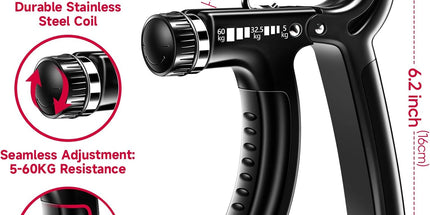 FitBeast Grip Strengthener Kit – 5 Pack Adjustable Resistance