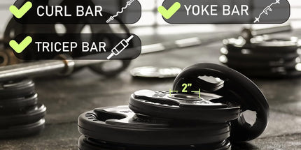 Olympic Weight Plates with Rubber Finish