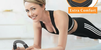 Ab Roller Exercise Wheel with Elbow Support 