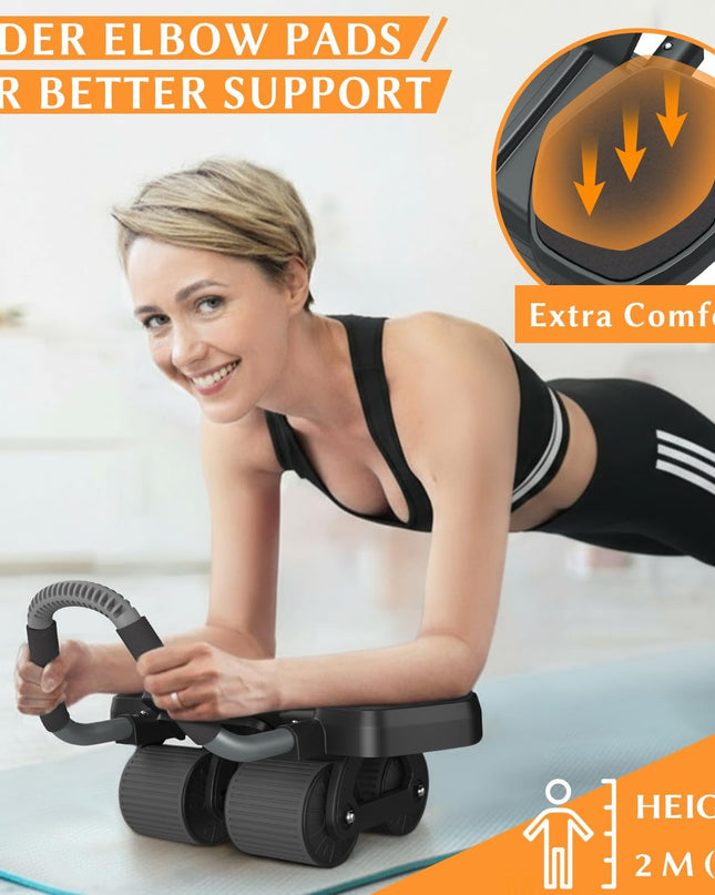 Ab Roller Exercise Wheel with Elbow Support 